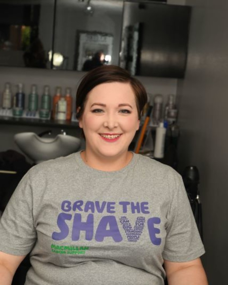 Other image for Brave Gemma dared to face the shave